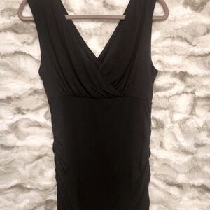White House Black Market Black Sleeveless Top, Size S